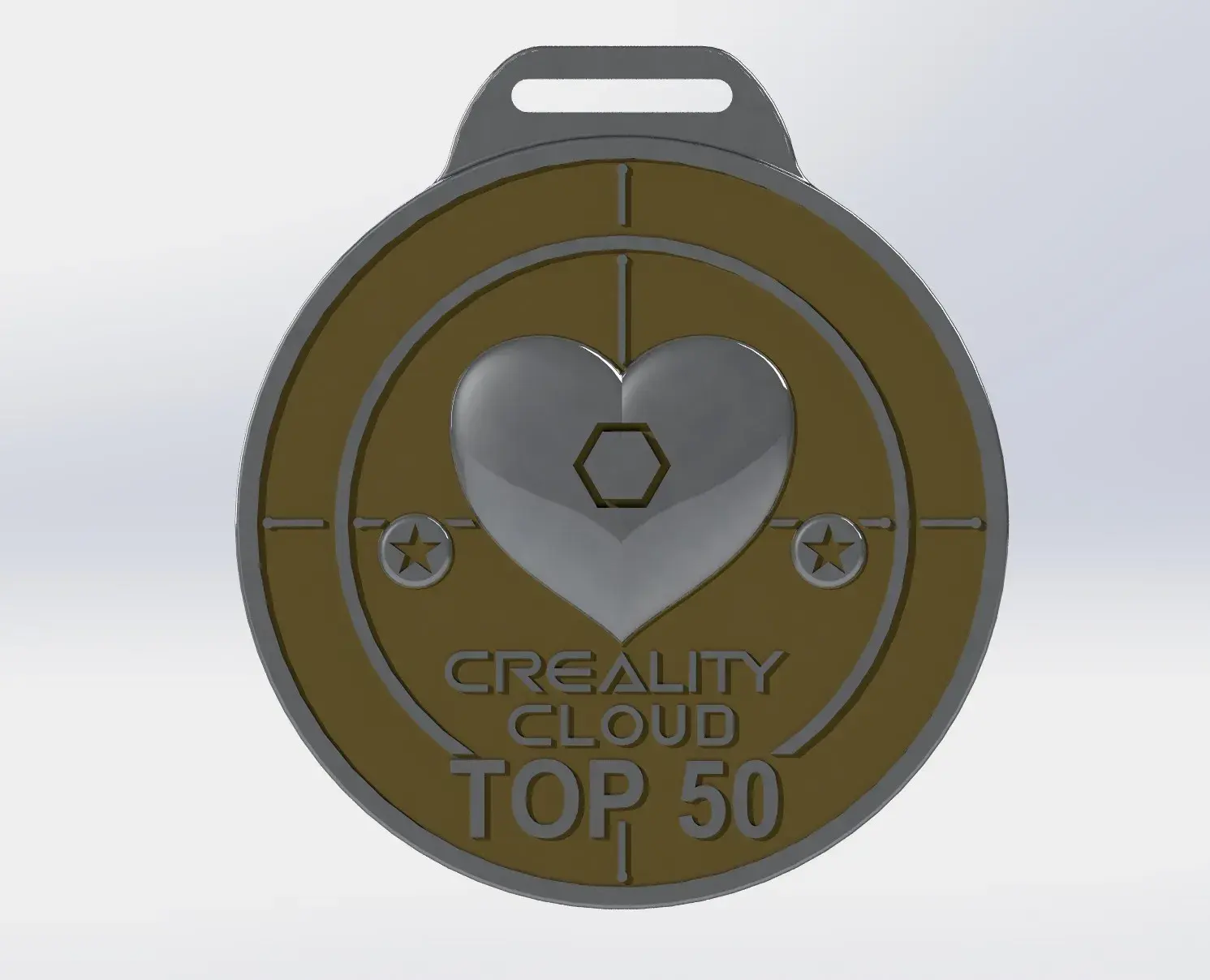 Creality Cloud Top 50 Medal
