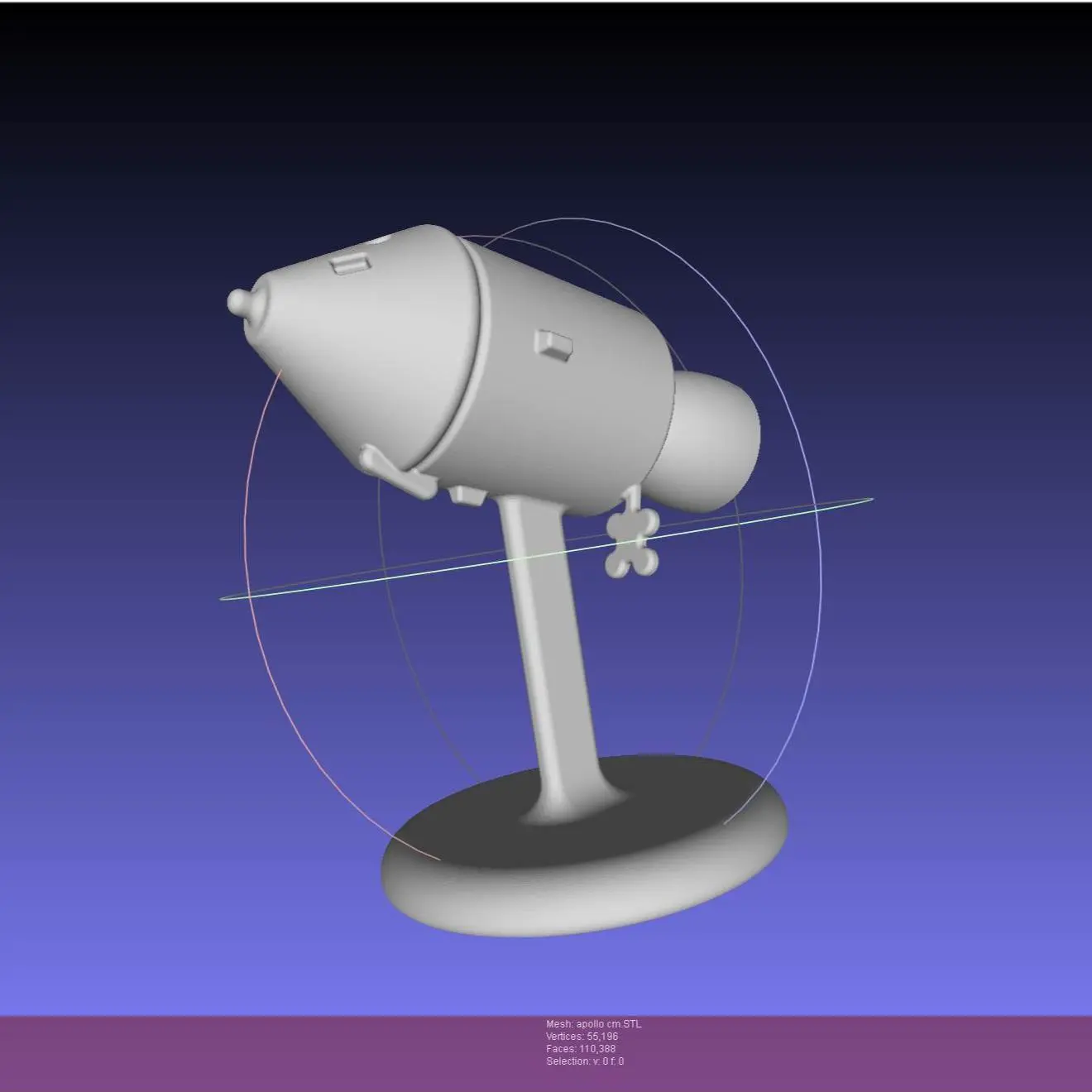 Apollo Command Module Printable Board Game Scale Space Race