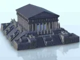 Ağaçlı Yunan tapınağı 3 - minyatürler warhammer arazi sce-0