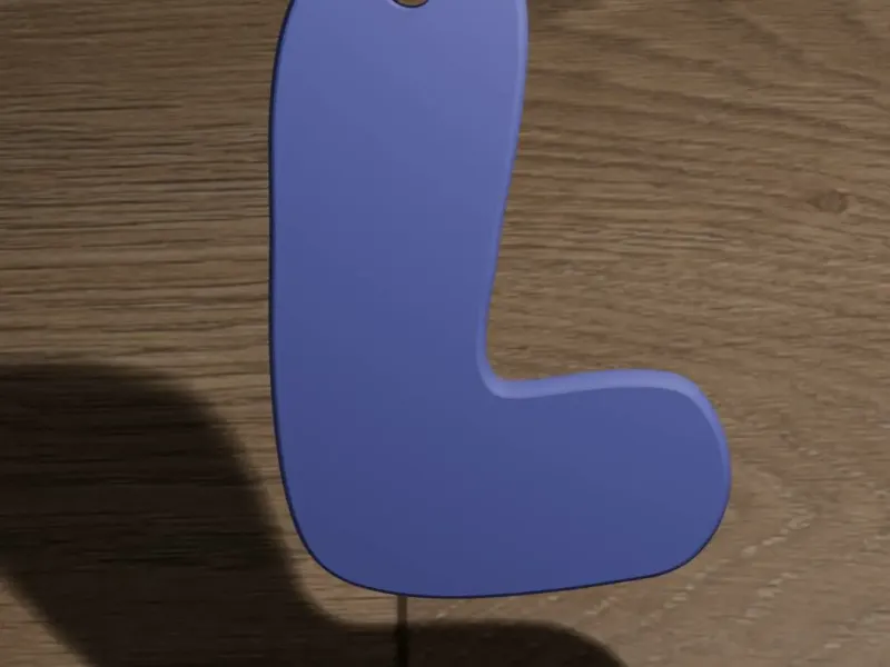 Llavero letra L