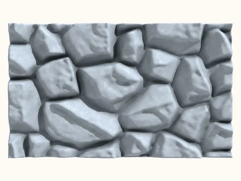 Rugged Wall Section for 3D Printing
