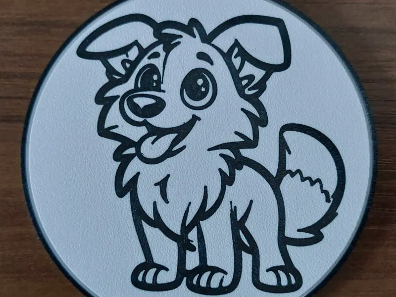 Border Collie Coaster