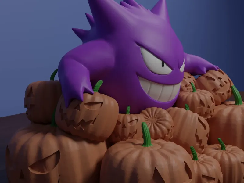 Gengar happy halloween