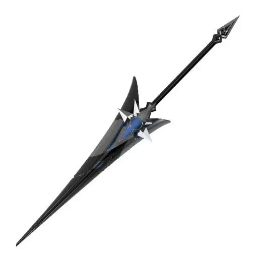 The Black Serpent Knight Spear - Genshin Impact