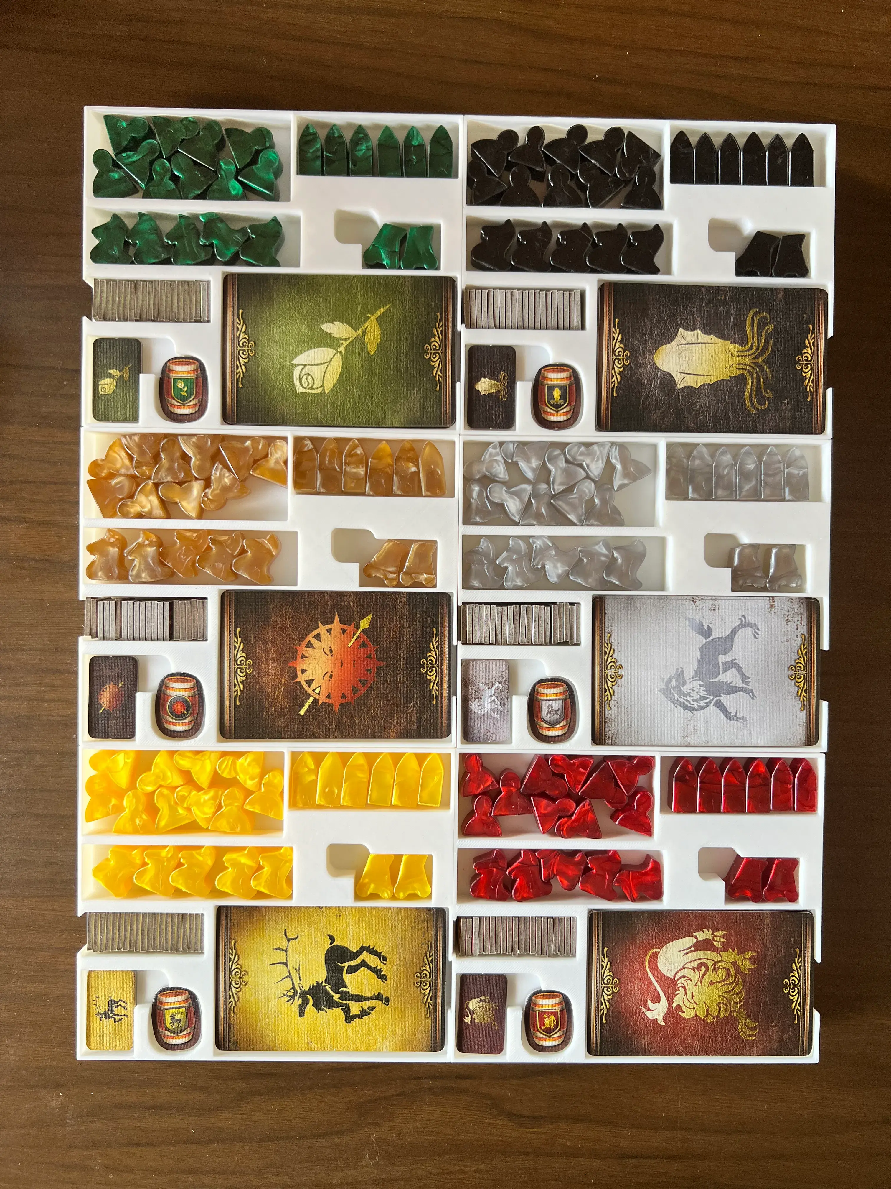 Game of Thrones Board Game Organizer - STL file  Unsleeved