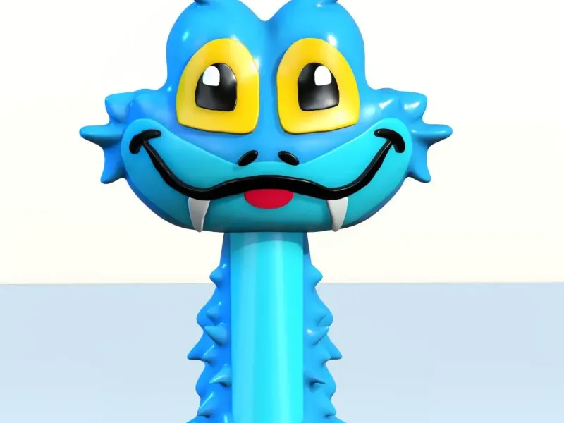 Viper snake gary de snake Zootopia 2 STL 3D Model Multicolor
