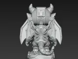 Techno-Gargoyle Statue-4