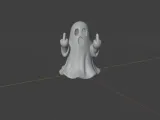 Funny Middle Finger Ghost-4