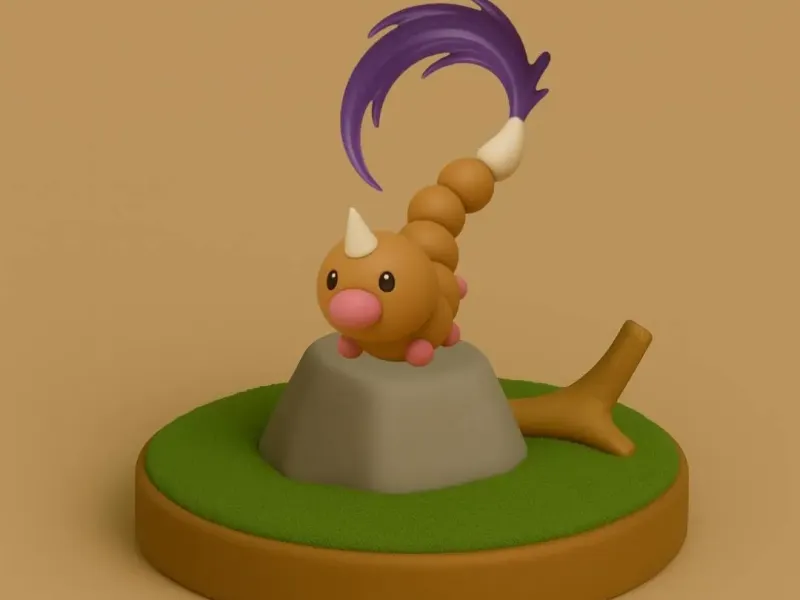 Pokemon battle style - Weedle #013