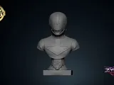 Power Rangers Time Force Red Ranger Bust STL-5