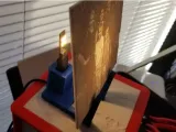 Single Lithophane Stand - USB Thumb LED Array version by jay-2