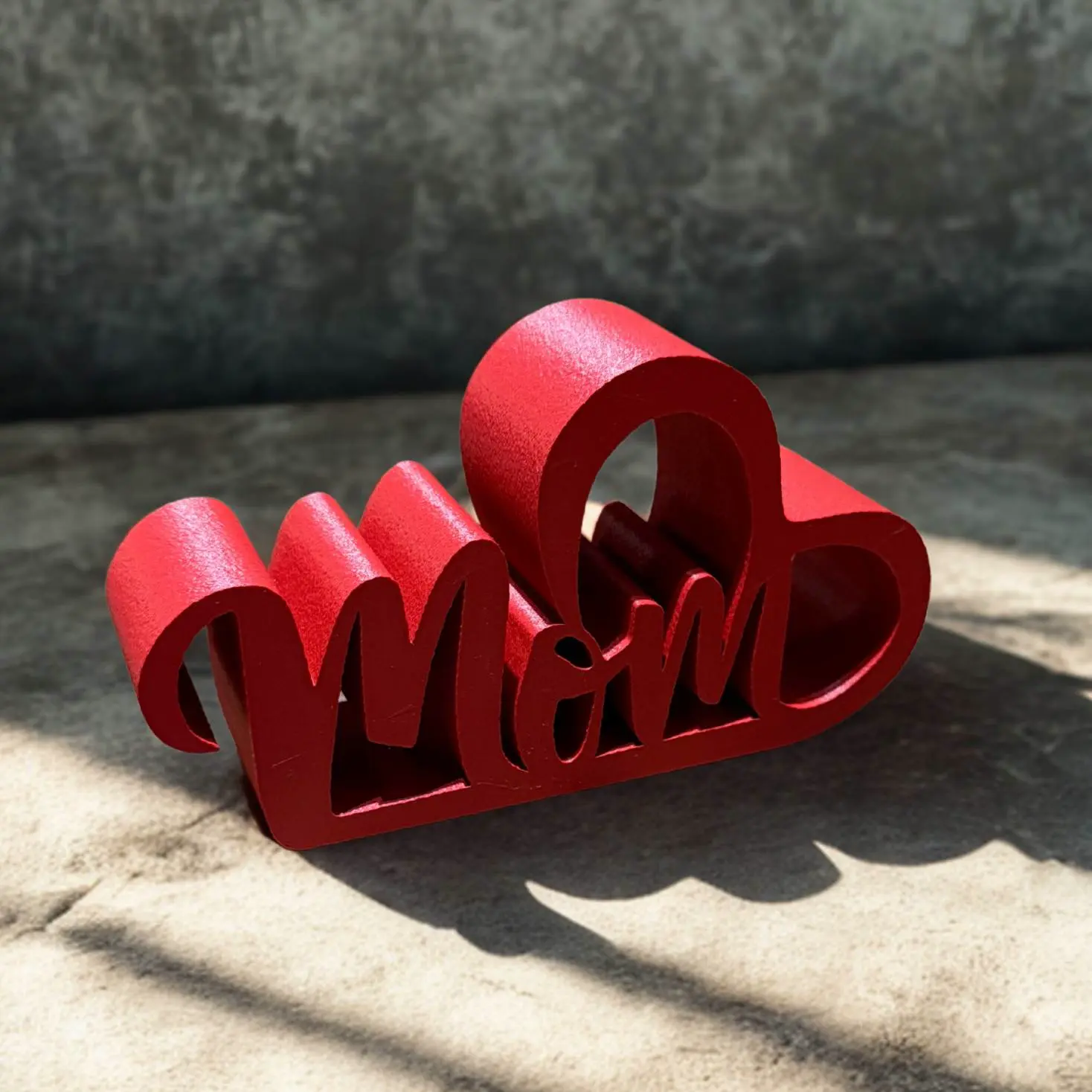 MOTHERSDAY STAND / MOM MELTED WITH HEART / MOTHERSDAY GIFT