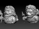 Rubber Duck - Zeus - Hercules model - 3D print-3