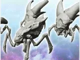 Set of seven alien creatures on legs (33) - miniatures figur-6