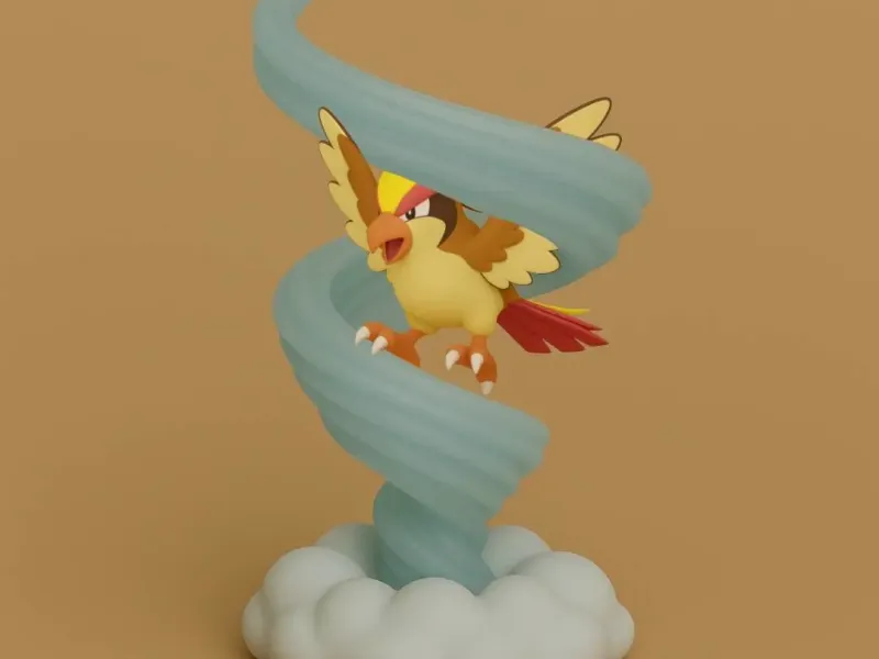 Pokemon battle style - Pidgeot #018