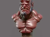 Hellboy Bust Fan Art-0