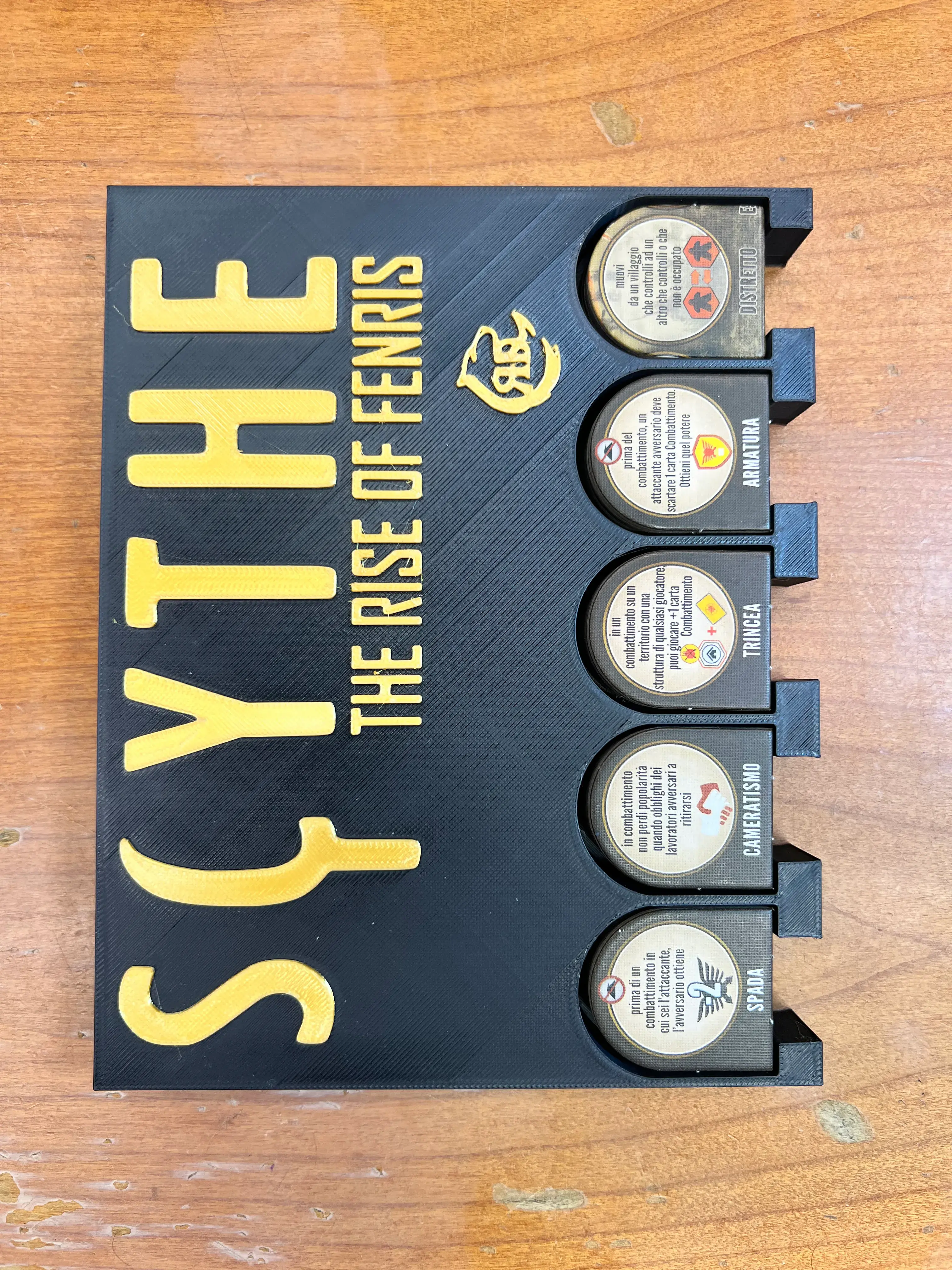 Scythe The Rise of Fenris Board Game Organizer | Insert