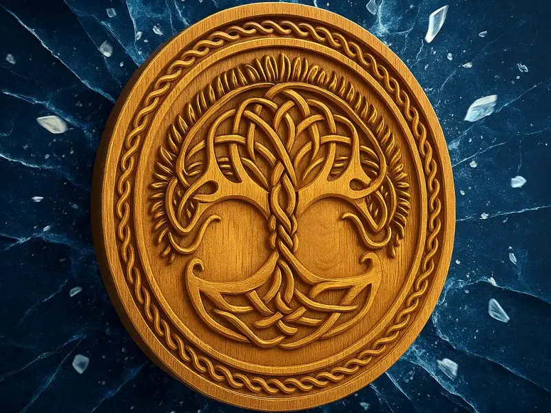 [V10] Tree of Life symbol. Celtic style