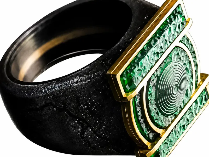 anillo de linterna Verde de la serie lanters