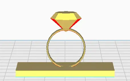 Diamond Ring with base