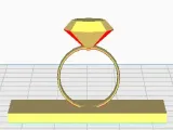 Diamond Ring with base-1