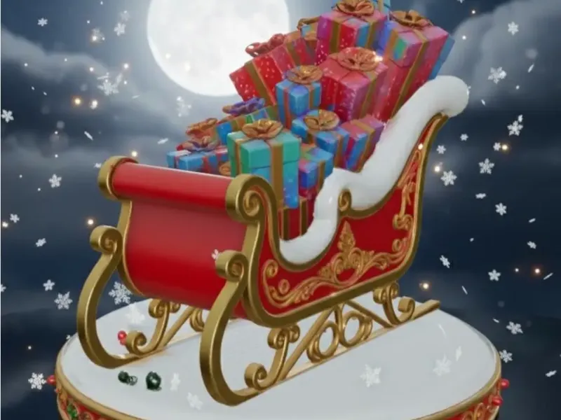 Santa Claus's sleigh