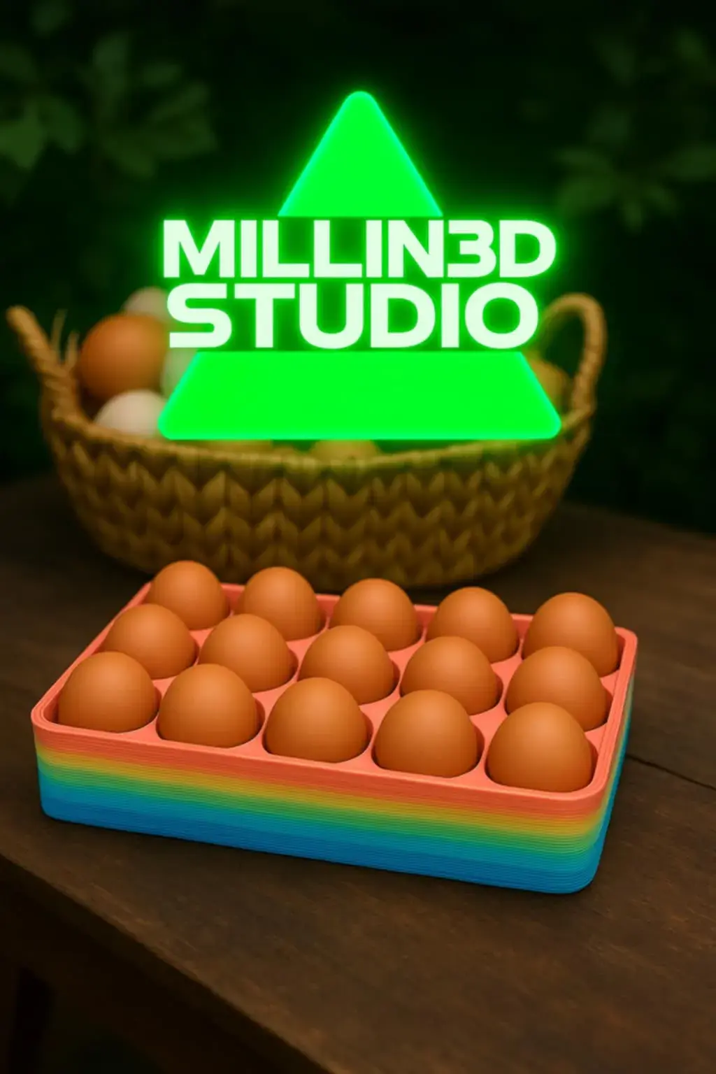 3D Printer Files | 3MF File | Chicken Egg Tray Carton holder - Easy ...