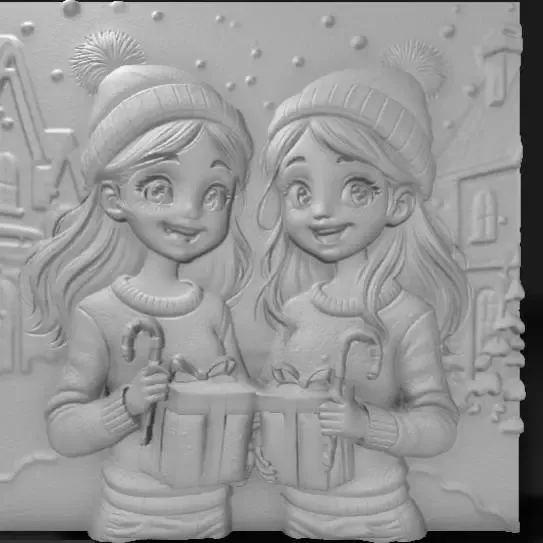 girls with gifts