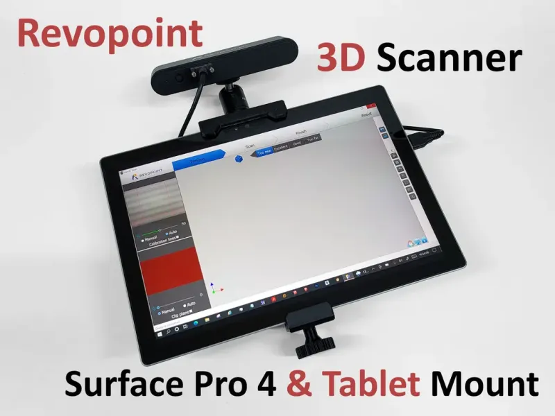 Surface Pro 4 & Tabletsteun voor Revopoint 3D-scanner