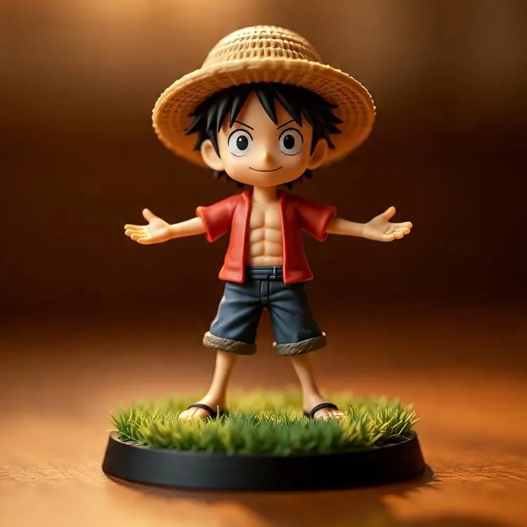Monkey D. Luffy 3D Model STL & 3MF