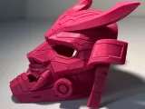 Futuristic Samurai Mask-4