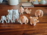 Mech Warrior Soldier Figure with Supports  Remove Slowly  Freely Scalable  Printing  Children  Toys  Figurine  Ornament  Model  One-Click One-Piece Printing-7