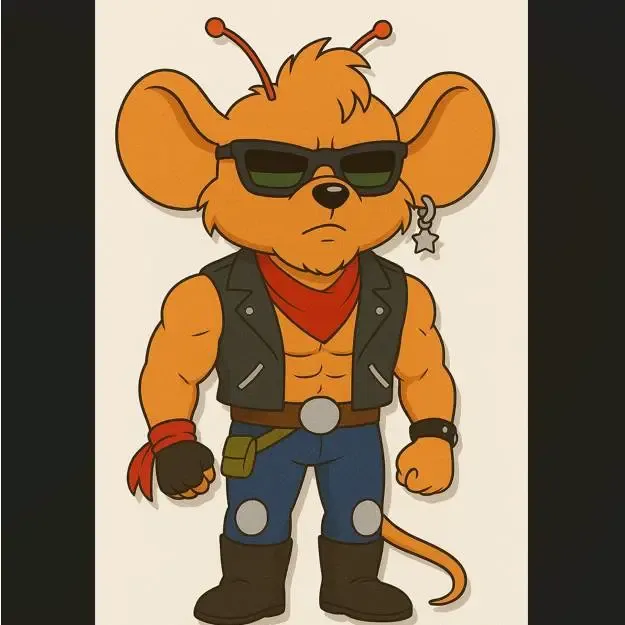 Throttle from "Biker Mice From Mars"