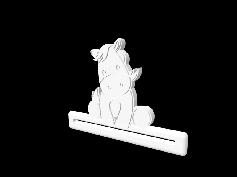 Farm Animals - Sitting Horse - Toothpaste Squeezer v1
