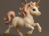 Unicorn keychain -0