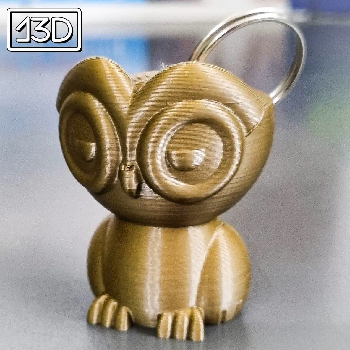 Baby Owl Keychain