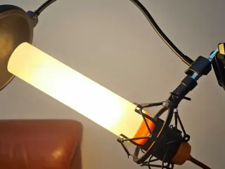 LED lamp with superhero style