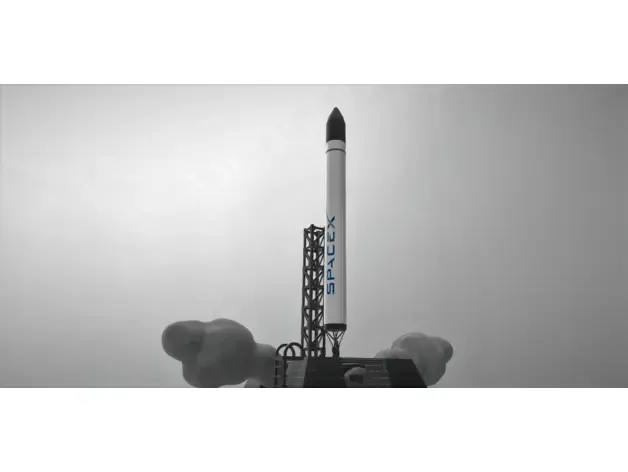Falcon 1 rocket with modular connection system