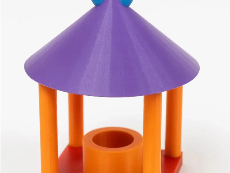 Bird House with Mini water and Feeder