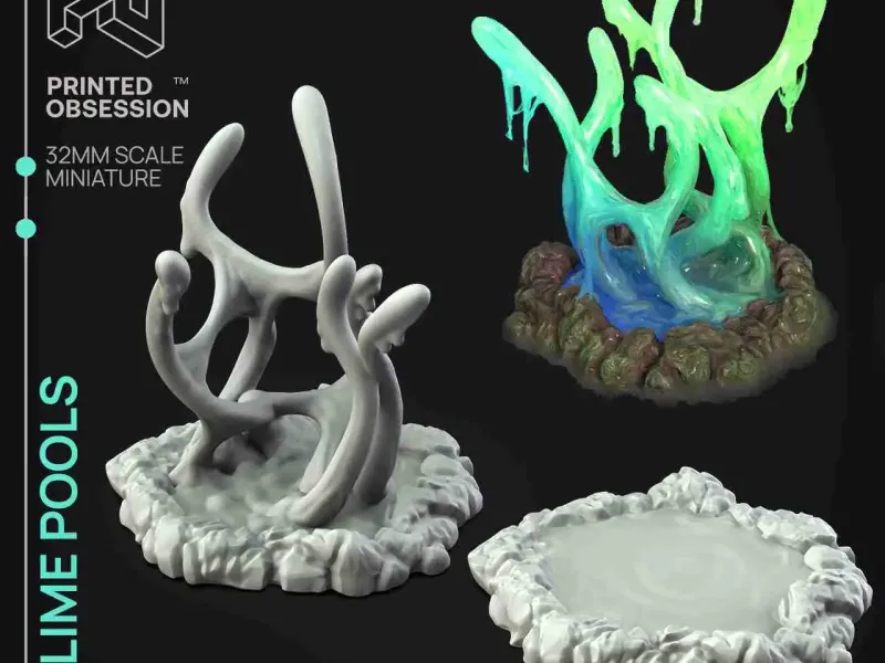 Slime Pools - Enviroment- Febuary 2023 - The Gelatinous Quee