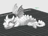 Shelf Sleeping Skeleton Dragon-1