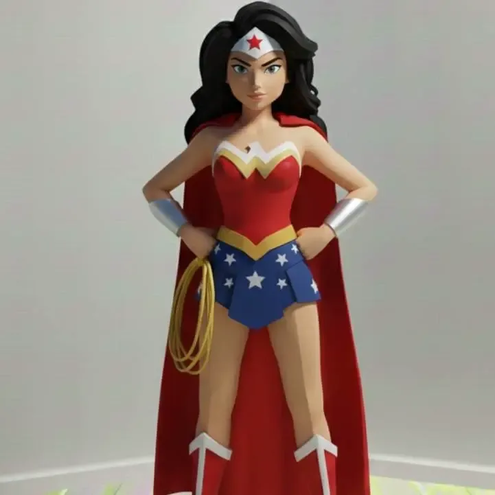 Mulher maravilha - low poly
