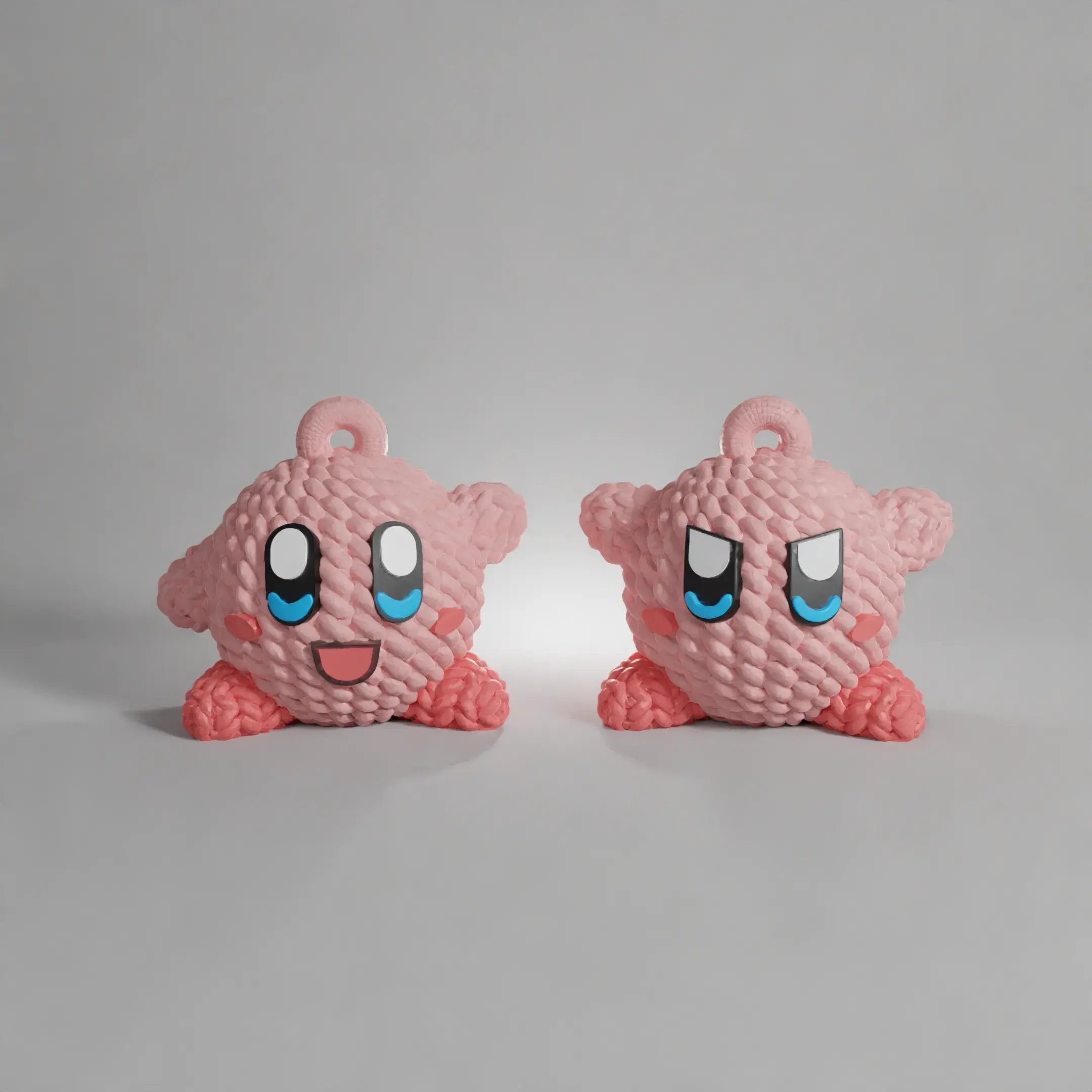 KIRBY HÄKELN GESTRICKT - STL &amp; 3MF MULTICOLOR