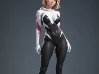 Spidergwen standing