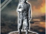 Set of five German WW2 infantry troops (with MP40, Panzerfau-7