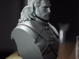 Geralt Bust from The Witcher - Busto de Geralt de Witcher-6