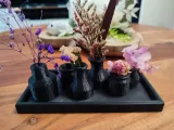Rustic Mini-Vase Centerpiece (Handmade Look)-5