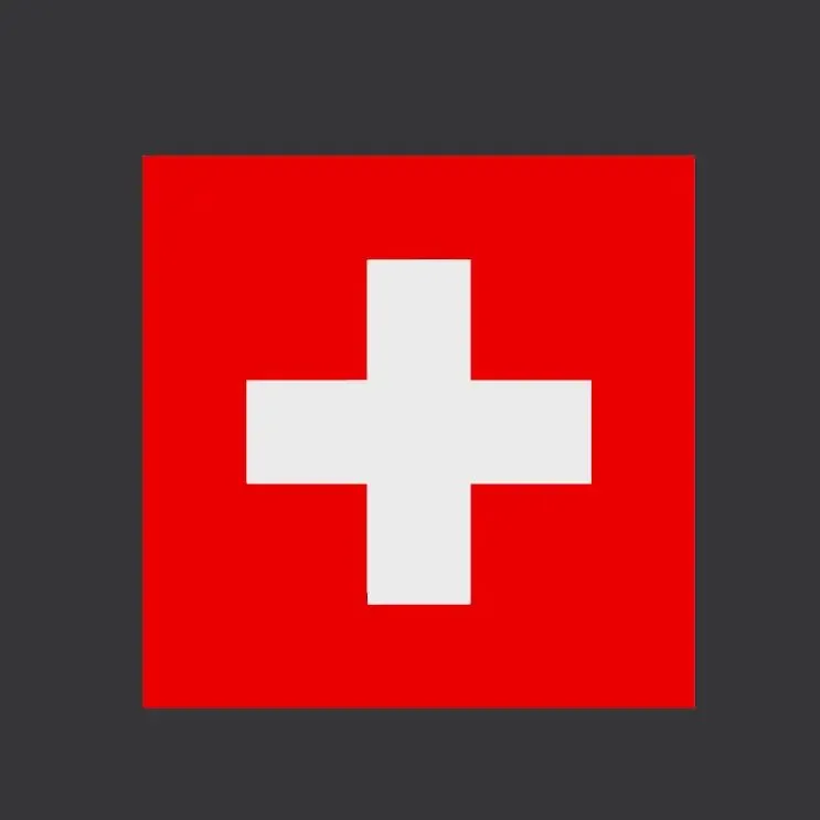 CH - SWITZERLAND Flag decoration