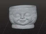 Sweet 60’s Pot Head Planter-0