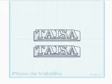 PLAQUINHA TAISA-0